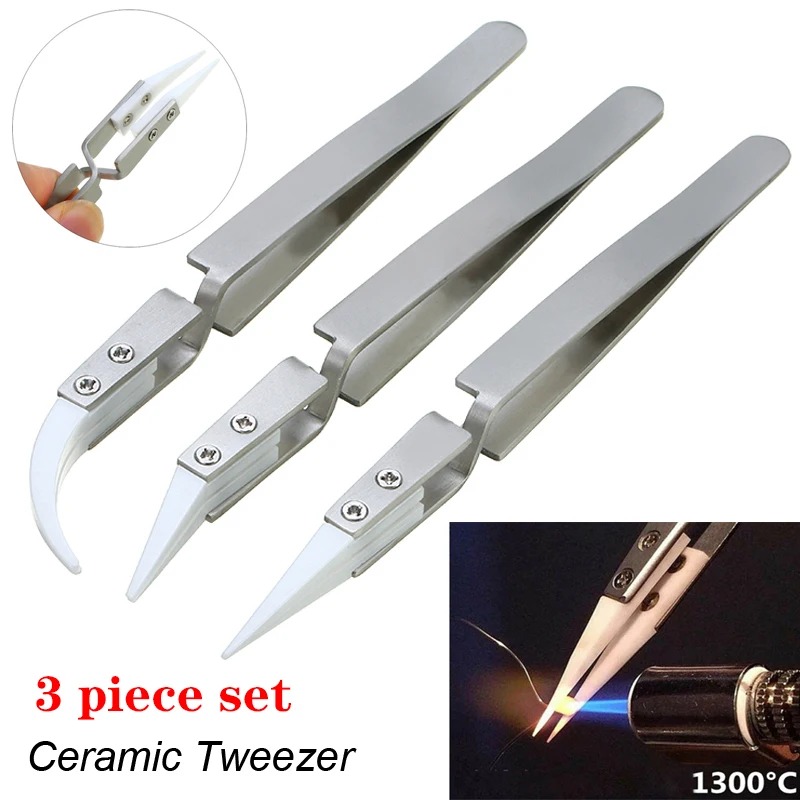 Pinzette in Ceramica Antistati - Electronics Repair Tools And Equipment recensione e prezzo